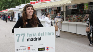 Irene Álvarez, Lata de Sal, en la Feria del Libro de Madrid