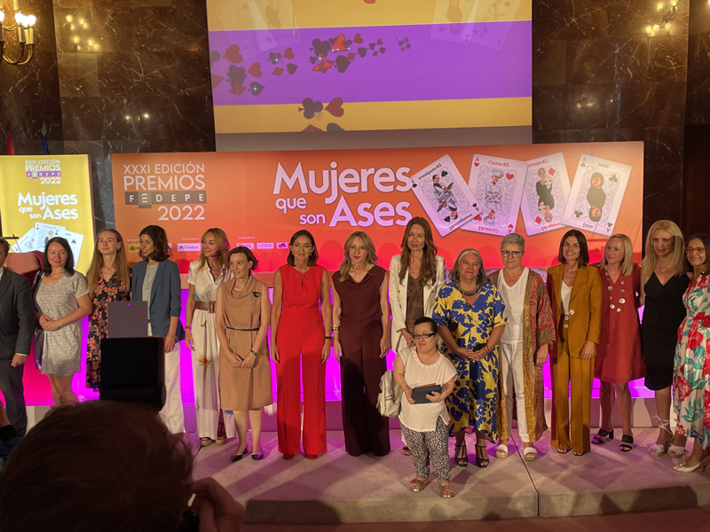 Foto de galardonadas de los premios Mujeres con Ases 2023