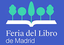 Logotipo Feria del Libro General color con fondo azul
